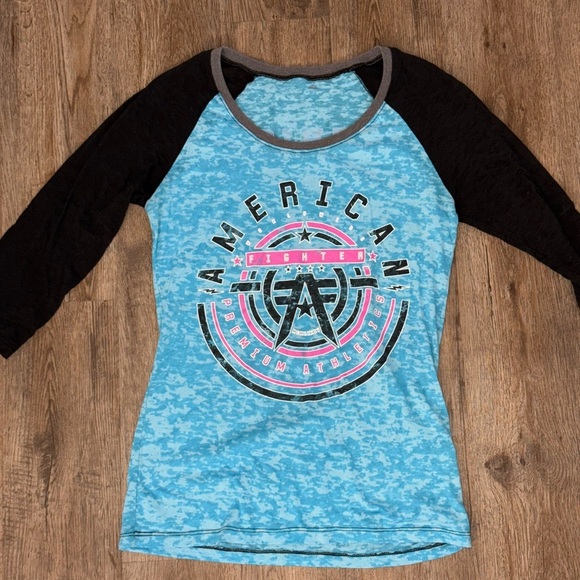 American Fighter • 3/4 Sleeve Baseball Tee - Picture 2 of 7